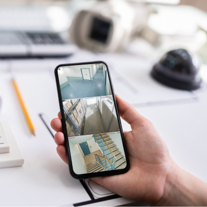 Indianapolis security camera feed on cell phone